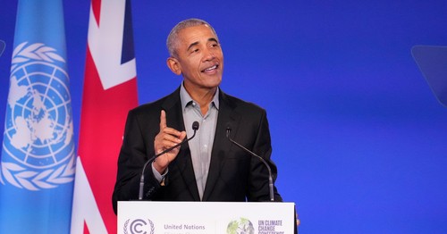 Was Obama right or wrong to criticize Trump at COP-26?