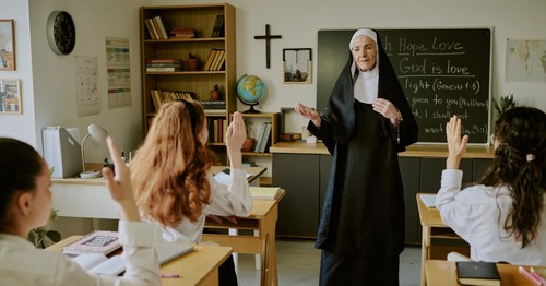 Agree or disagree: School curriculums should include more content shaped by Christian values and beliefs.