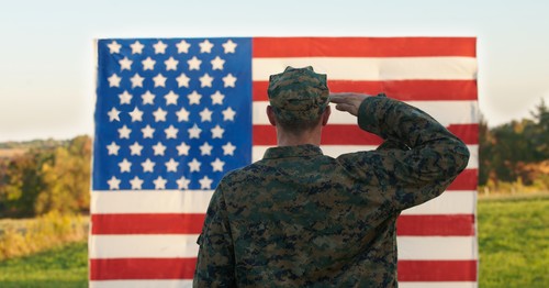 Do Americans have more or less respect for veterans than 20 years ago?